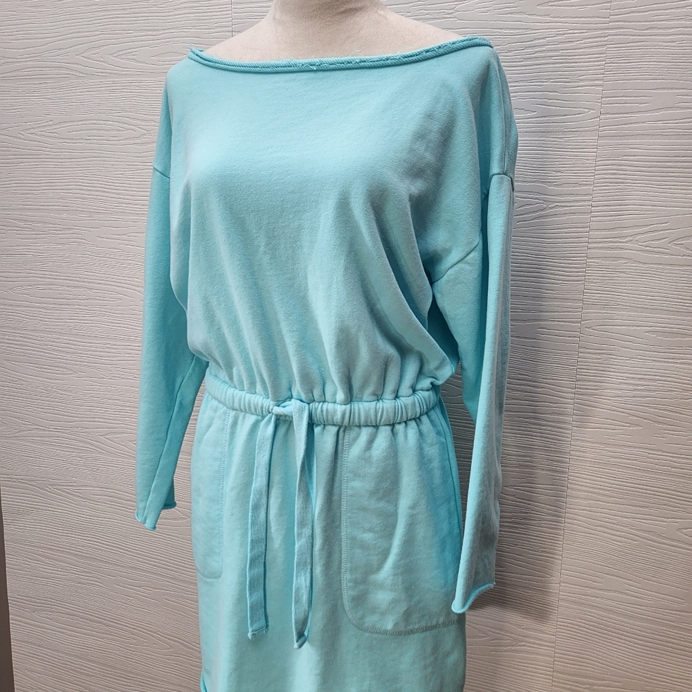 Boston Proper Cotton Comfort Slouchy Drawstring Sport Dress Size Small - Picture 4 of 11